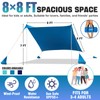 RUNBOW Beach Shade Canopy, Pop Up Sun Shade Tent with