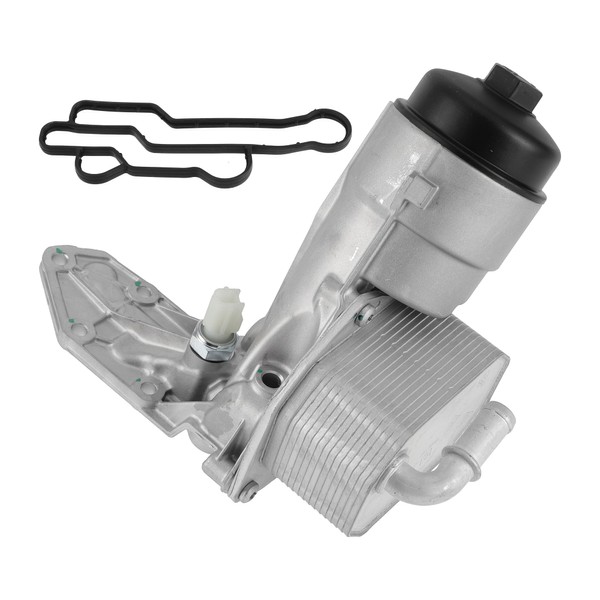 Hihaha No.BB3Q6B624EA Engine Oil Cooler Oil Filter Housing Adapter Assembly