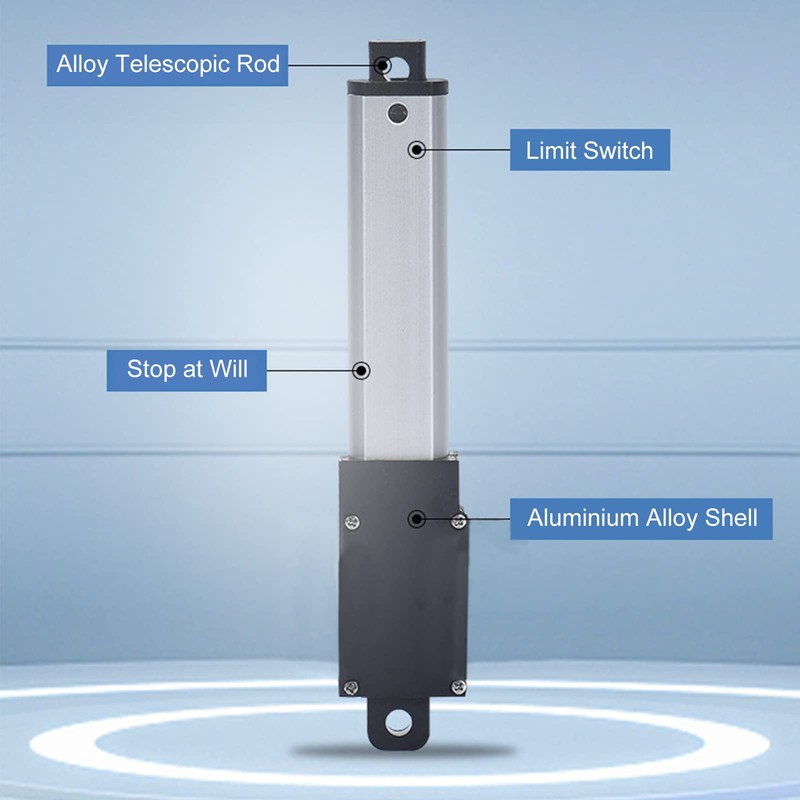 Linear Motion Actuators, 50 mm Hub, DC 12 V, Low