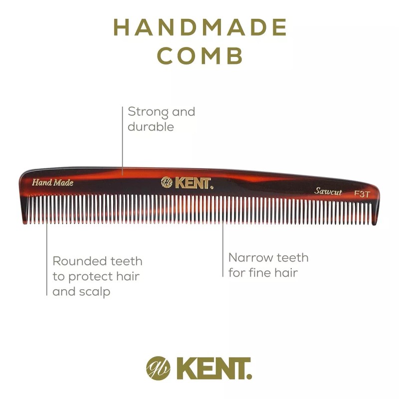 Kent Peine De Dientes Finos Para El Cuidado Del Cabello