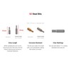 TEKTON 1/4 Inch Security Bit Driver and Bit Set with