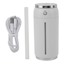Mini Humidifier Compact Portable USB 7 Colors Light for Office Desk Bedroom Car Air White