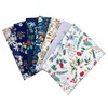 DECHOUS 8pcs Hawaii Printed Cotton Fabric Set for DIY Sewing