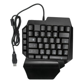 OneHanded Keyboard USB Wired for Gaming 7Color Backlight Computer Accessories 5V(F6 )