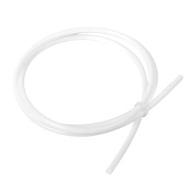 Feelers PTFE Teflon Tubing, 6mm ID X 8mm OD Tube White Connector Teflon Tube Hose Line for Bowden 3D Printer, 1 Meter