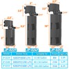 TARARIUM Fish Tank Filter for 15-40 Gallon Tank Crystal Clear