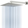 Voolan All Metal Shower Head with Extension Arm, Stainless Steel
