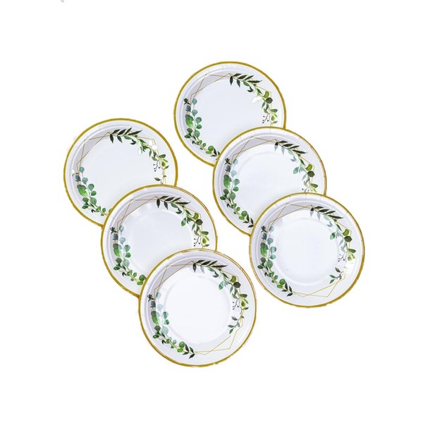 NORMAK Leaf Pattern, Paper Plate, Disposable Tray, Plate, 10 Trays,