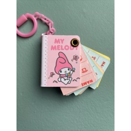 Sanrio New Rare Vintage My Melody Mini Keychain Telephone Phone Book 1976 Sanrio