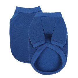 Dog Sweater XS, Basic Dog Sweatshirt with Soft Inner Fleece, Extra Small Dog Sweater, Cozy Puppy Pajamas, Cat Clothes for Cats Only, Winter Dog Clothes for Small Dogs Chihuahua Yorkie, Navyblue, XS