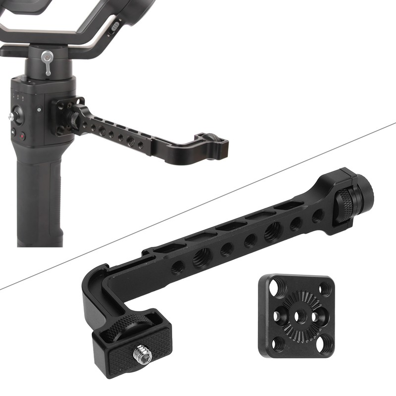 Monitor Mount Extenstion 360 Degree Rotation Cold Shoe Plate Extension