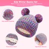 LYDTICK Kids Winter Hat Scarf Gloves Set, Toddler Beanie with