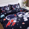 Meeting Story 3Pieces Universe Space Themed Comforter Set Planet Astronaut