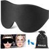 Sleep Mask Sleeping Blindfold, Light Blocking 3D Design Blackout Eye