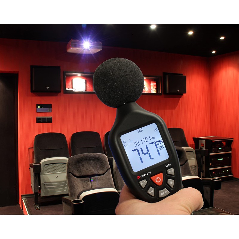 Triplett 3550 SoniChek PRO Professional Decibel Sound Level Meter -