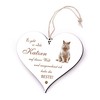 Door Sign with German Text "Es gibt so viele Katzen