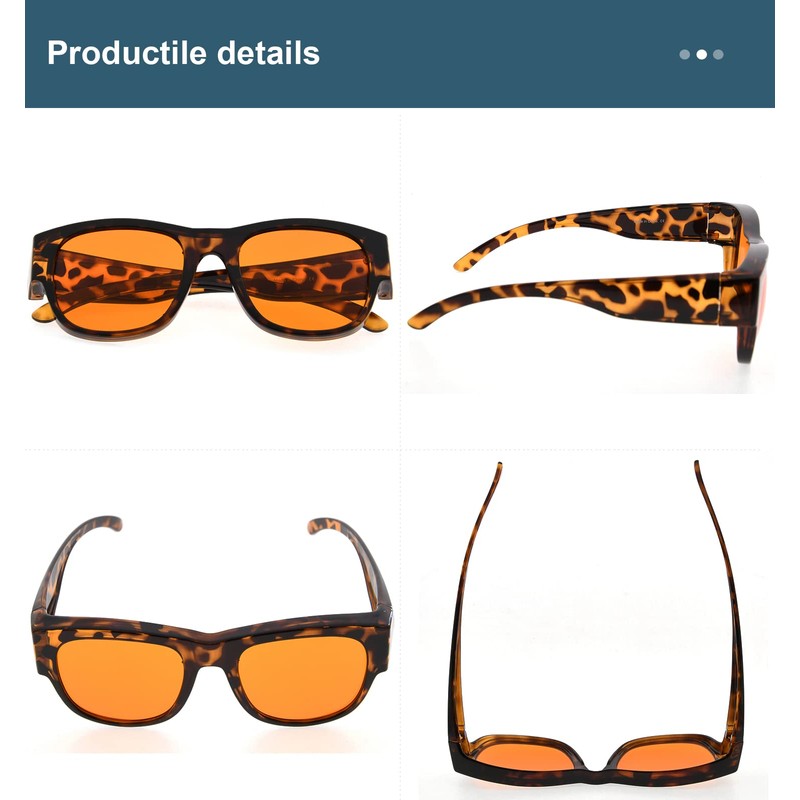 Se adapta a encima de la computadora anteojos con tintado