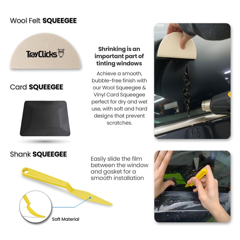 Window Tint Tools kit Vinyl Wrap Tool for Car Tinting