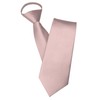 JEMYGINS Men's Zip Tie - Elegant Look in Seconds, Rose