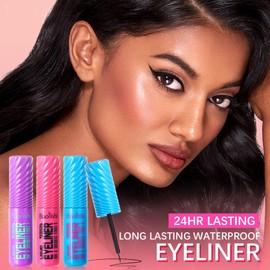 TreatMe Liquid Eyeliner Pen – Long-Lasting Black Eyeliner with Ultra-Fine Brush Tip, Waterproof & Smudge-Proof, Precision Eye Makeup for Daily Use