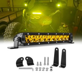 Chelhead ATV Led Light Bar,11 Inch Led Driving Light Bar Flood Beam 5400lm Off Road Light Bar Compatible with Trucks Jeep Boat UTV CAN AM ATV Yamaha CFMOTO
