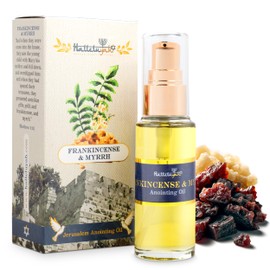 HalleluYAH Anointing Oil from Israel - Frankincense & Myrrh Anointing Oil from Jerusalem | Total Amount 1oz