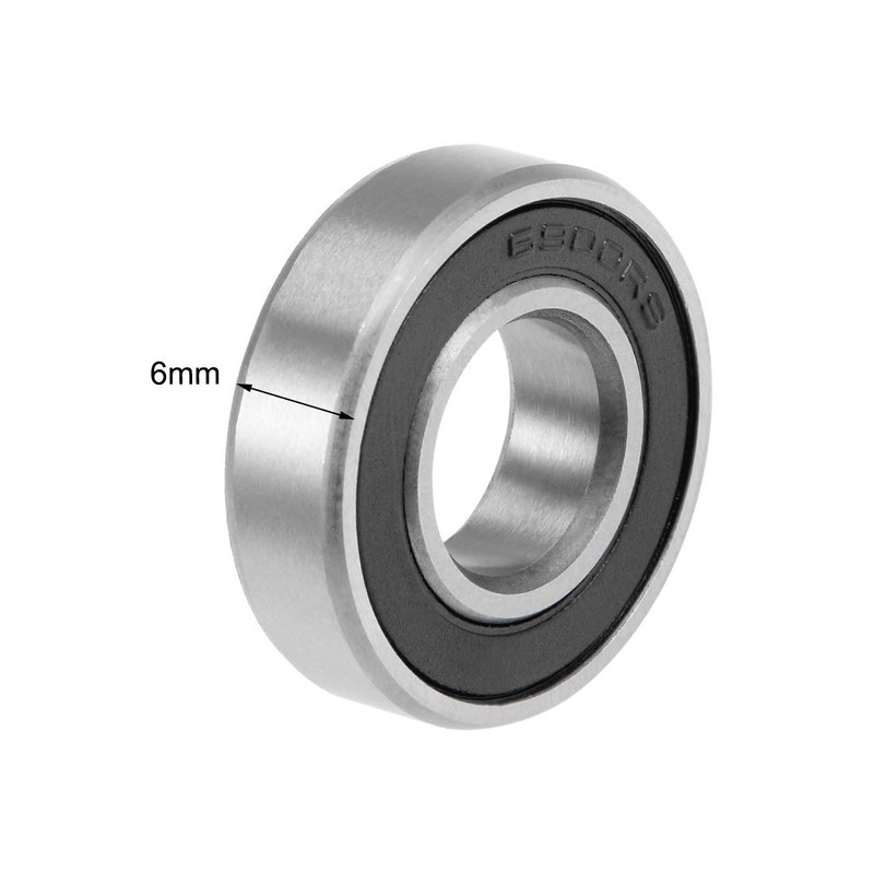 sourcing map Z2 Deep Groove Ball Bearings 10 x 22