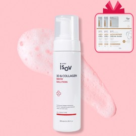 Isorb 3D Collagen Snow Solution 200ml Bubble Collagen Toner Moisture Moisturizing Calming Redness / 아이소브 3D 콜라겐 스노우솔루션200ml 버블 콜라겐토너 수분보습 진정 홍조