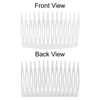 Lawie 20 Pack Clear Small Plastic Hair Side Comb With