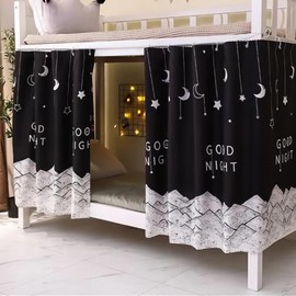 haozaikeji Curtain for Bed Curtains Children's Bed Curtain Bunk Bed Canopy Bunk Bed Canopy Girls Boys Bed Tent Dorm Bed Curtains Bedroom Student Dorm Curtain Bed Tent Border
