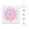 Snowflake Stencil - Reusable & Durable Mylar Stencils Made in