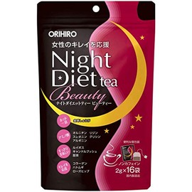 Orihiro Night Diet Tea Beauty, Set of 6, 16 Bags