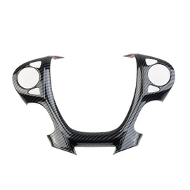 crosselec Carbon Fiber Interior Steering Wheel Trim Cover for 2017-2024 Ridgeline for 2016-2018 Honda Pilot