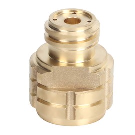 Gold, Silver CO2 Cylinder Adapter, Brass and Aluminum Air Leakage 4.3cm Station Connector Kit for Sodastream/soda-club
