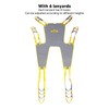 Patient Aid Lift Sling Mesh Full Body Divided Legs Head