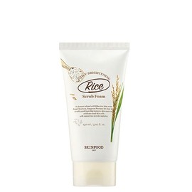 Skinfood Rice Daily Brightening Scrub Foam 150ml / 스킨푸드 라이스 데일리 브라이트닝 스크럽 폼 150ml