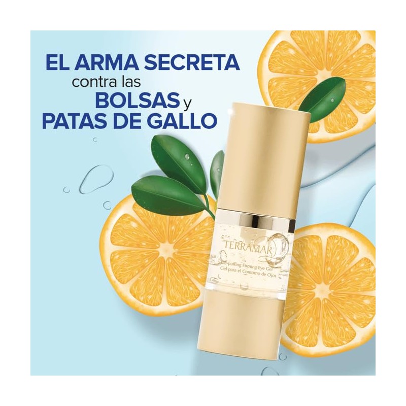 Gel para el contorno de ojos, reduce y previene bolsas,