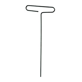 BONDHUS Hexagonal Loop T-Handle (No Rubber) 0.2 inches (4 mm) [Total Length: 6.9 inches (175 mm), Shaft Length: 6.0 inches (152 mm), Handle Length: 3.1 inches (78 mm)] Black Dye No. 15460