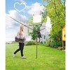 MYOYAY Rotary Outdoor Umbrella Drying Rack Umbrella Rotary Dryer Clothes