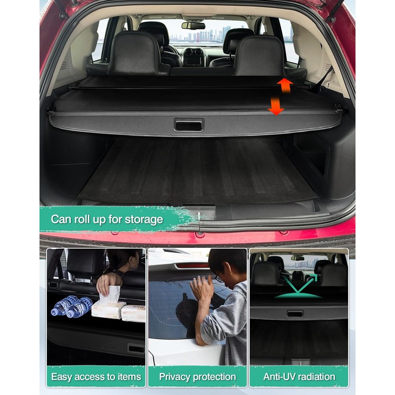 Powerty Cargo Cover for Jeep Patriot & Compass 2007-2016 Accessories