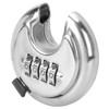 4 Digit Combination Disc Padlock with Hardened Steel Shackle Lock