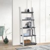 5-Tier Living Room Home Office Kitchen Bedroom Apartment Rubber Wood