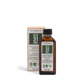 PhytorelaxLaboratories Olio 31 Erbe Vegan & Organic - Miscela Di Oli Essenziali Ed Estratti Da Erbe E Piante - 100 ml