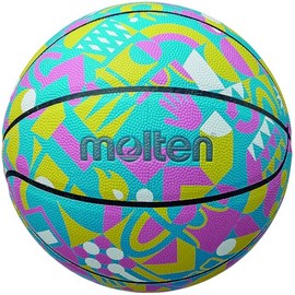 Molten B6F3600-2 Basketball Basketball Graphic Ball 24 Artificial Leather No. 6 Ball