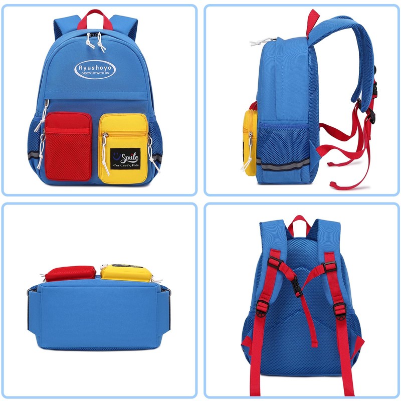 Ryushoyo - Mochilas para niños y niñas con correa para