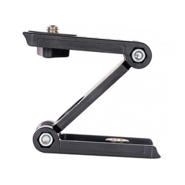 Tofficu Camera Tripod Z Type Folding Bracket for Smartphones and Pan Tilt Design Durable Mobile Stand with Fine Workmanship for Desktop Use
