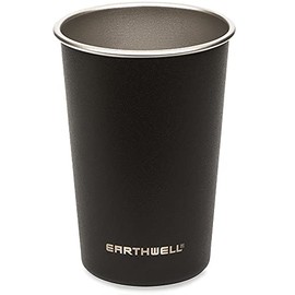 Earthwell Steel Cup SW 16oz/47cl - Volcanic Black