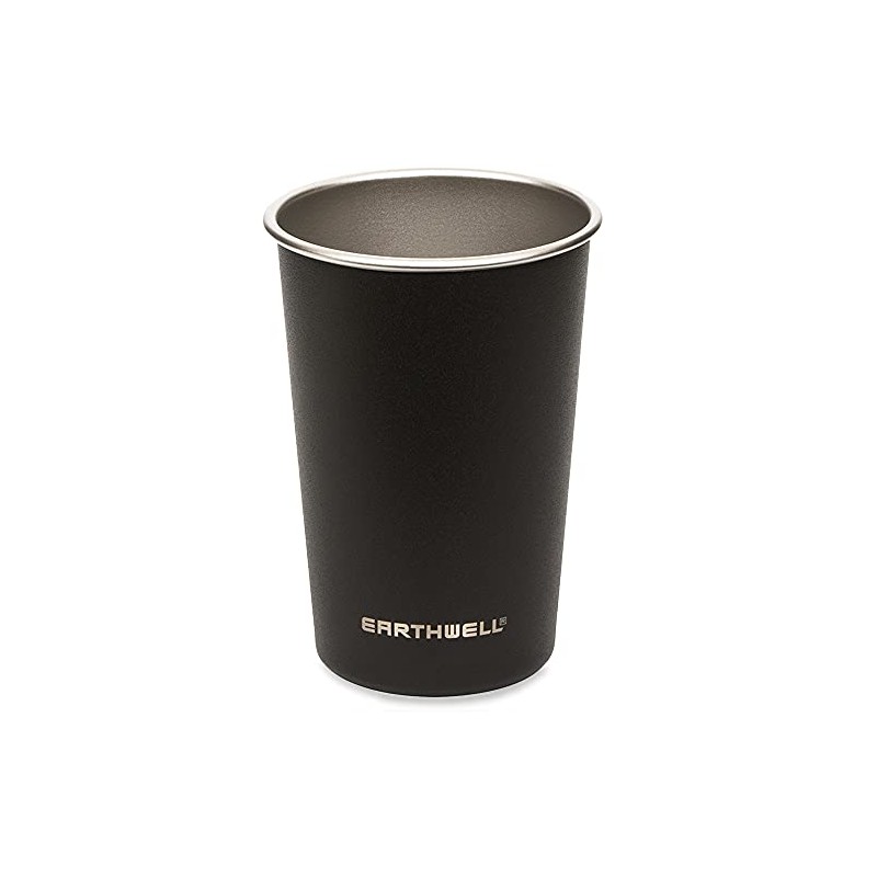Earthwell Steel Cup SW 16oz/47cl - Volcanic Black