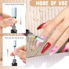4-Piece Ceramic Nail Drill Set in Corn Shape Professional 3/32
