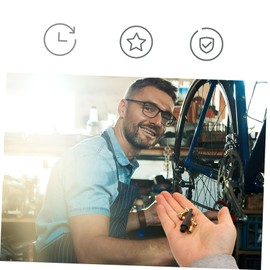 Mipcase 1 Set Bicycle Valve Adapter Set Durable Inflation Connectors for Sv Dv Valves Easy to Install Biking Accessories for Air Pumps and Compressors